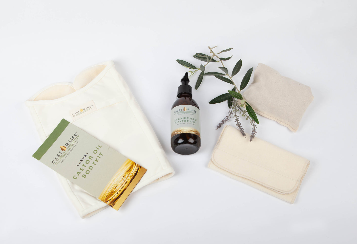 CastorLife Luxury BodyKit plus neck wrap and Extra Flannel - COMBO